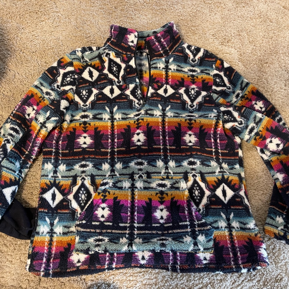 Crazy train woman’s Sherpa